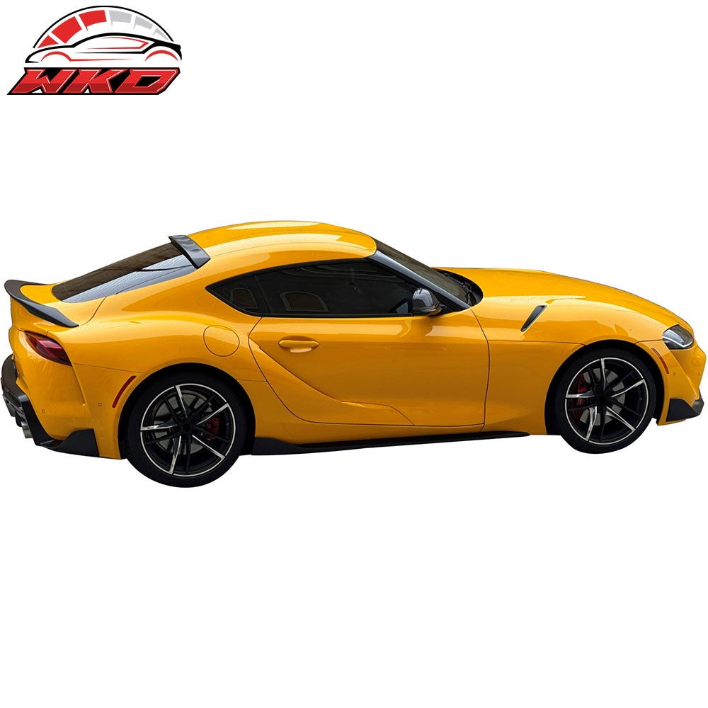 Fis 20-25 Toyota GR Supra 5th V2 Style Matte Black Rear Window Roof Spoiler Wing