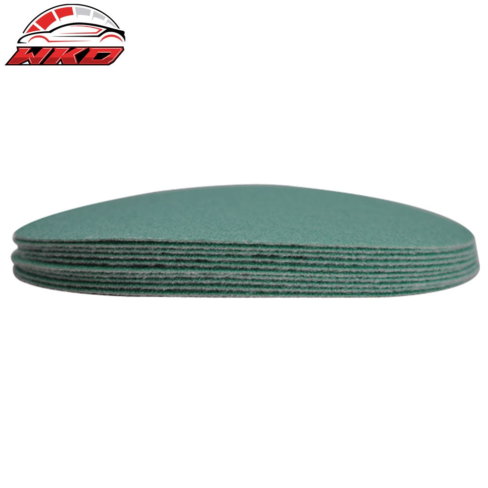 Wet Dry 5 Inch No Hole Sand Paper Disc 400 Grit Auto Repair Sandpaper 100 PC