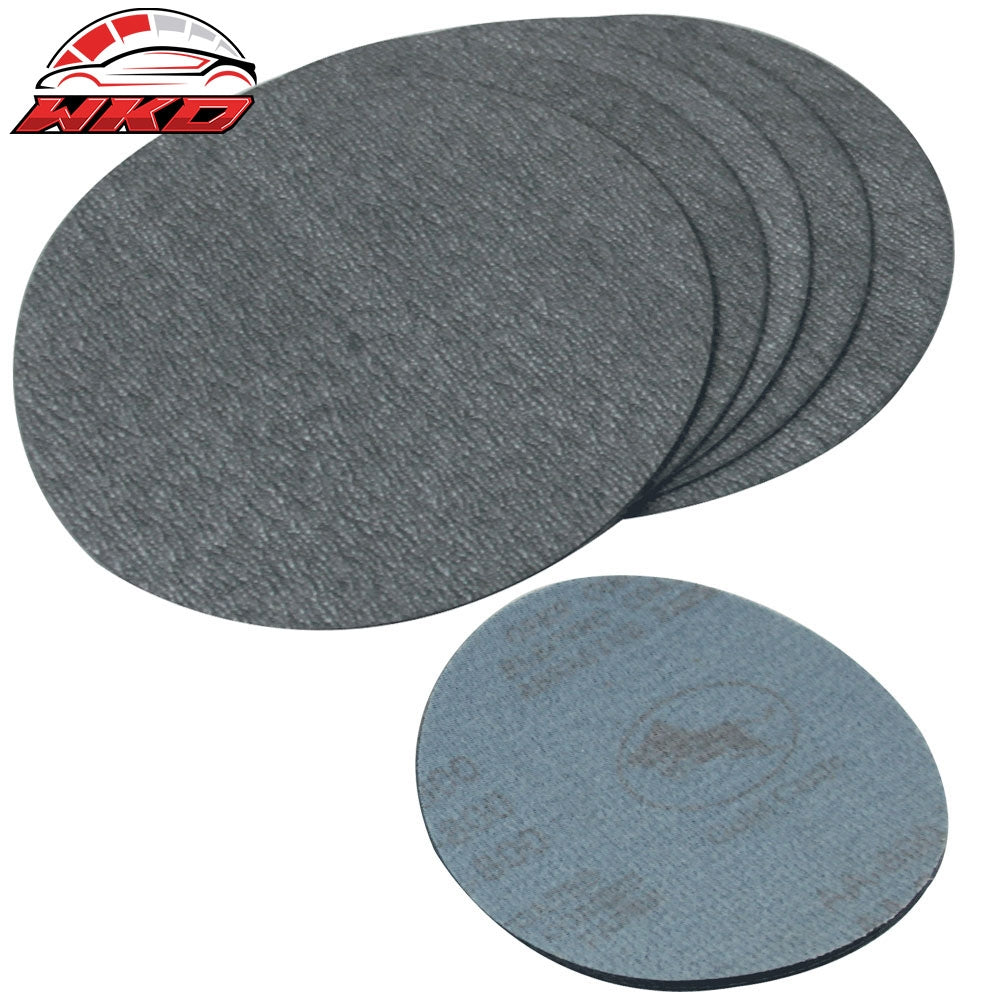 50PC 5Inch 127mm 800 Grit Auto Sanding Disc No Hole Sandpaper Sheets Sand Paper