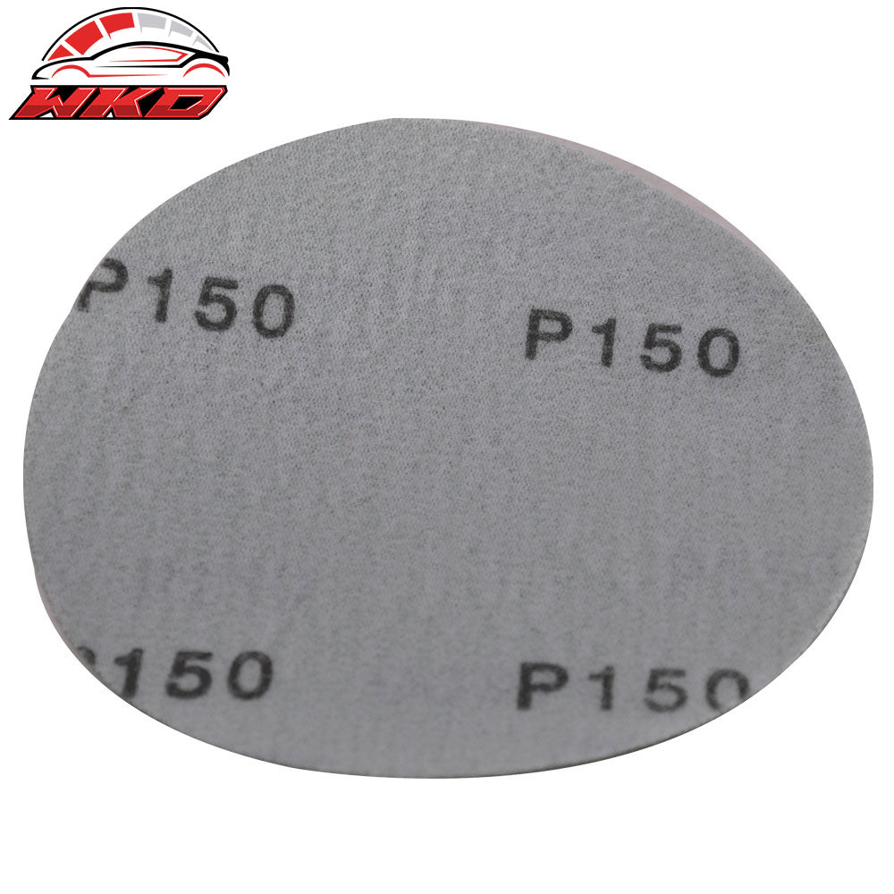 Wet Dry 5 Inch No Hole Sand Paper Disc 150 Grit Repair Sandpaper 10PC