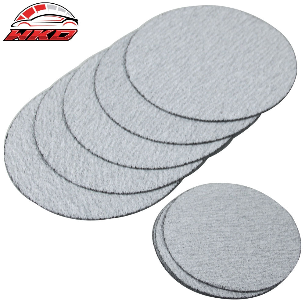 50PC 5Inch 127mm 80 Grit Auto Sanding Disc No Hole Sandpaper Sheets Sand Paper