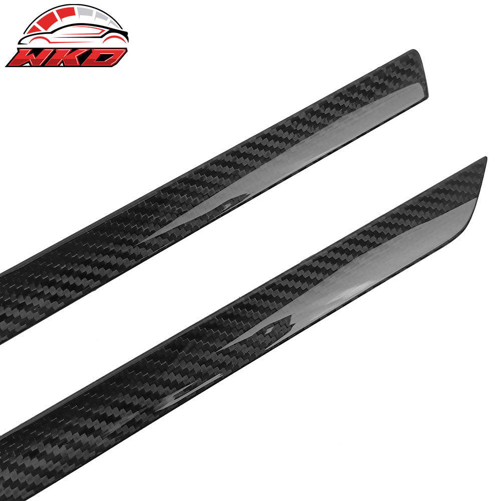 Closeout! Fits 16-21 10th Honda Civic X Side Door Panel Trim Cover Carbon Fiber