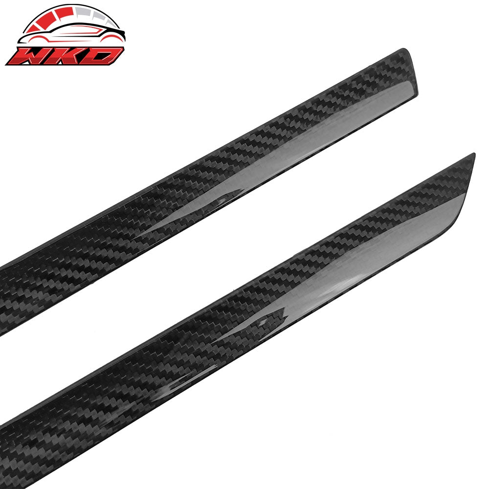 Closeout! Fits 16-21 10th Honda Civic X Side Door Panel Trim Cover Carbon Fiber