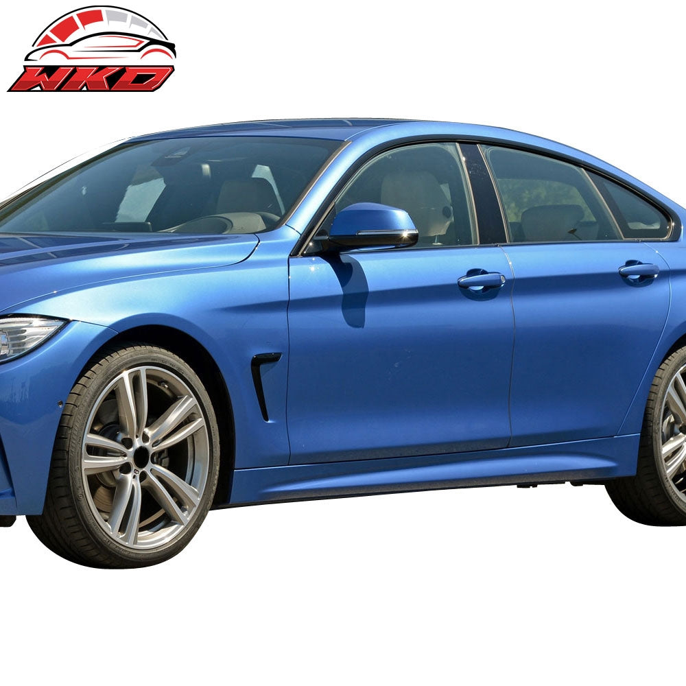 Fits 14-20 F32 F33 4-Series M-T Msport Side Skirts Extension-PP Polypropylene