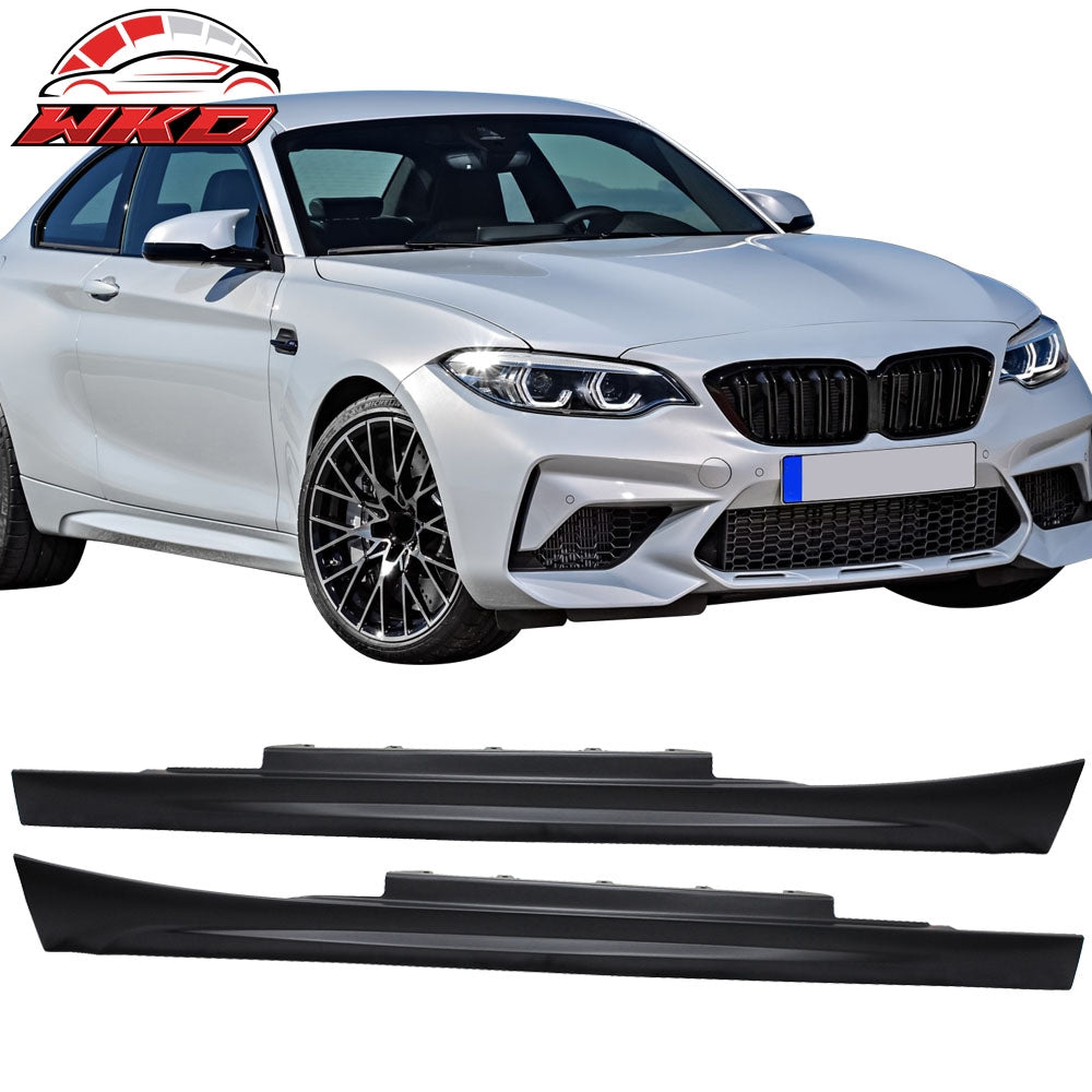 Fits 11-21 BMW F22 F23 2 Series M2 Style Side Skirts In Pair - PP