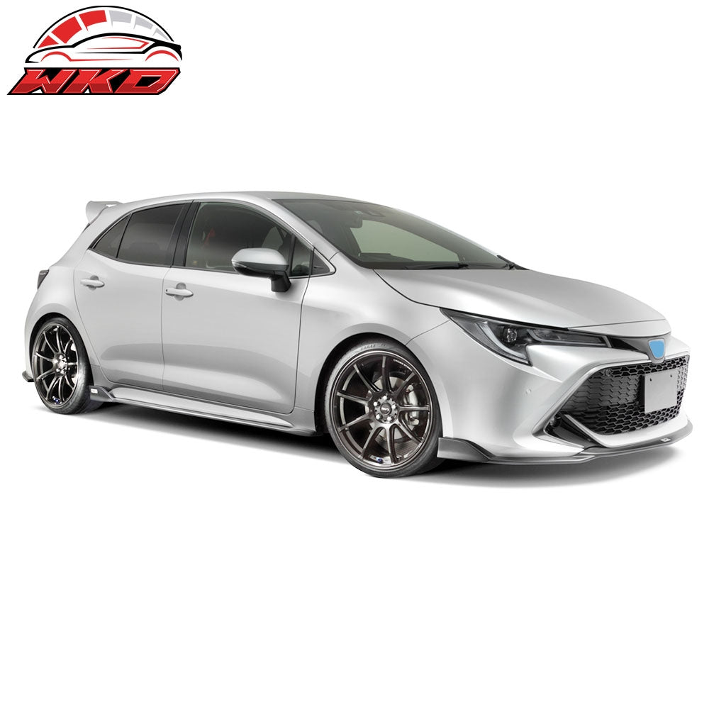 Fits 19-25 Toyota Corolla E210 Hatchback 5Dr Side Skirts Set - Carbon Fiber CF