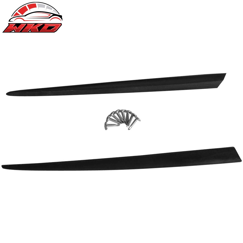 Fits 06-08 BMW E90 3 Series Sedan 4 Door AC Style Side Skirt Extension - PU