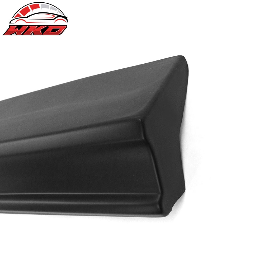 Fits 19-20 Mazda 3 Sedan 4DR Side Skirts Extension Rocker Panel Matte Black PP