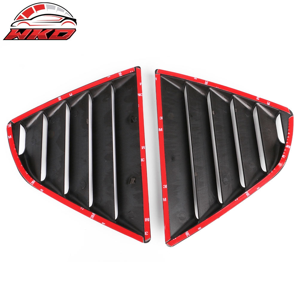 Fits 18-24 Toyota Camry 2PCS Side Window Louvers Scoop Carbon Fiber Hydro Dip