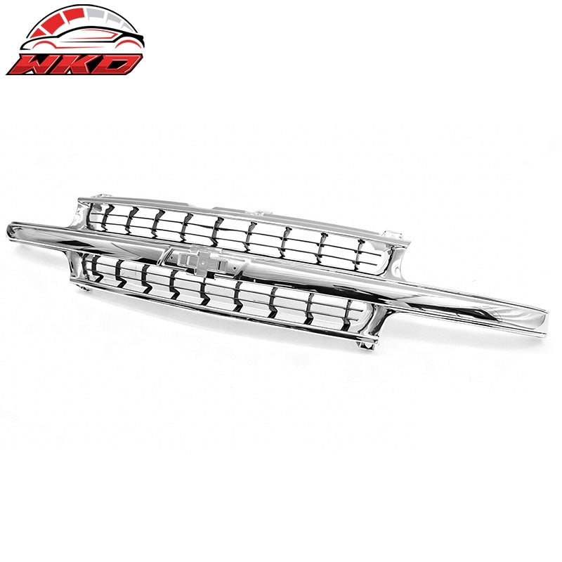 Fits 99-06 Silverado 1500 HD Suburban Tahoe Chrome OE Style Front Bumper Grille