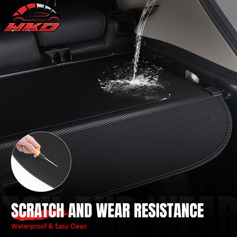 Fits 25-26 Subaru Forester Retractable Rear Cargo Cover Carbon Fiber Texture