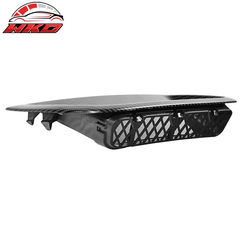 Fits 08-14 Subaru Impreza WRX Front Bumper Air Vent Cover Carbon Fiber Print 2PC