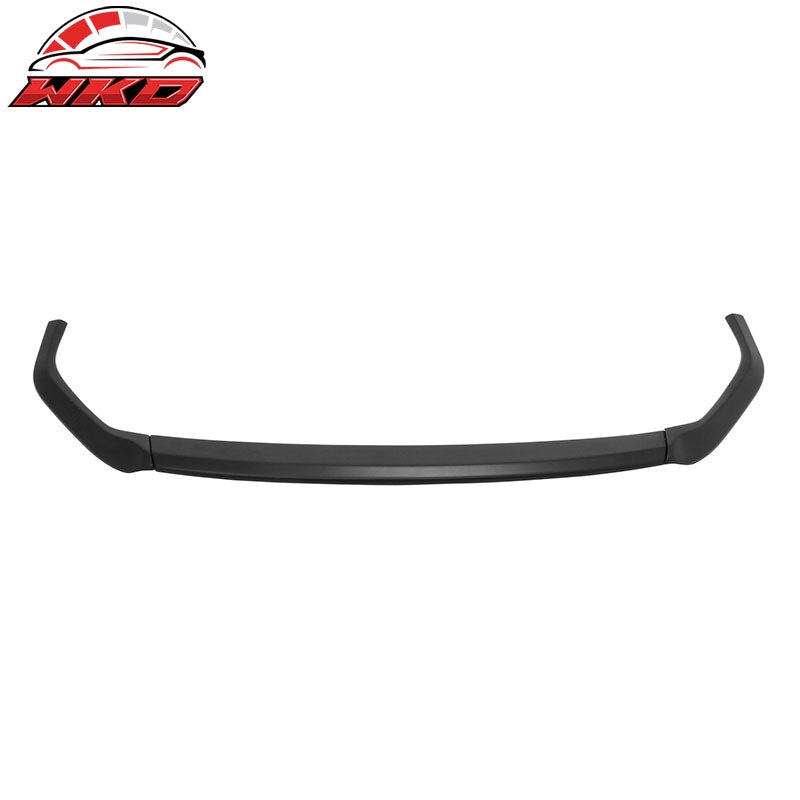 For 23-25 Subaru Solterra ST Style Front Bumper Lip Chin Spoiler Matte Black ABS
