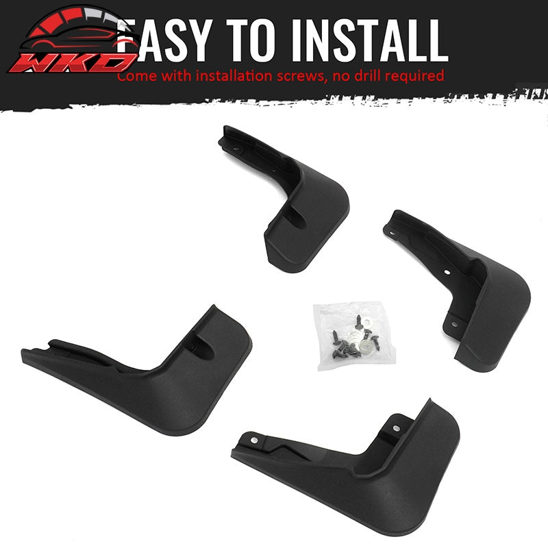 Fits 23-26 Subaru Solterra & Toyota bZ4X Fender Mud Flaps Wheel Splash Guards PP