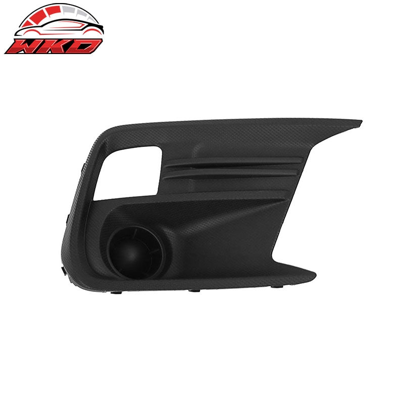 Fits 18-21 Subaru WRX Base OE Style 2PCS Front Fog Light Bezel PP Textured Black
