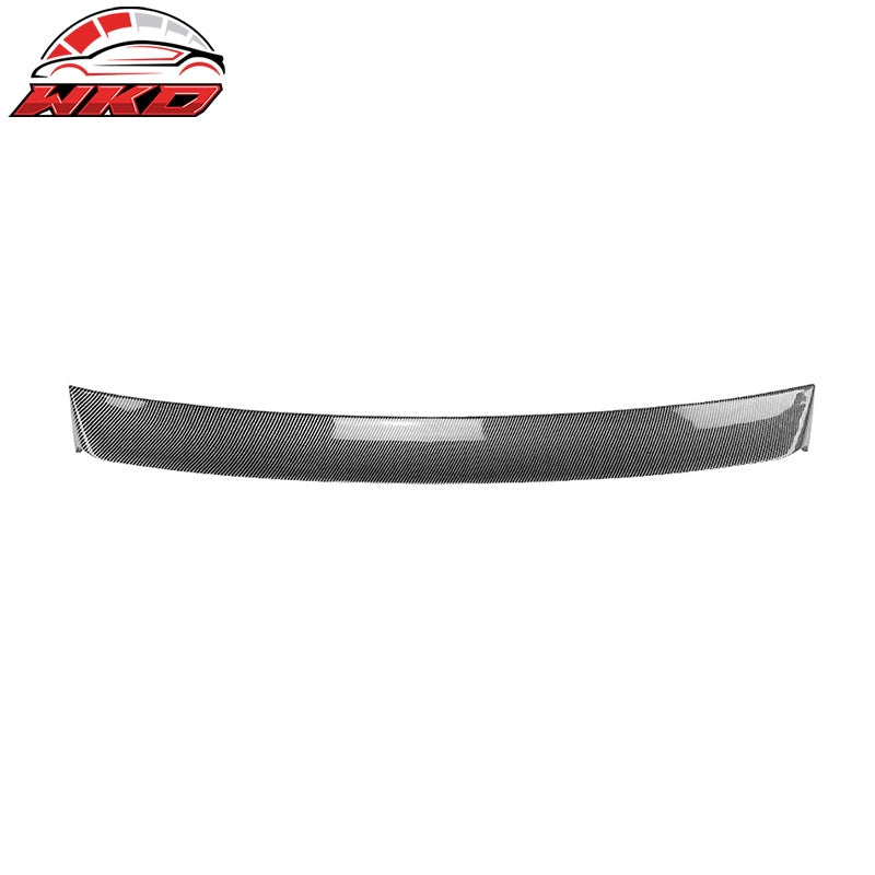 Fits 22-26 Subaru WRX IKON Carbon Fiber Print Rear Window Roof Spoiler Wing ABS