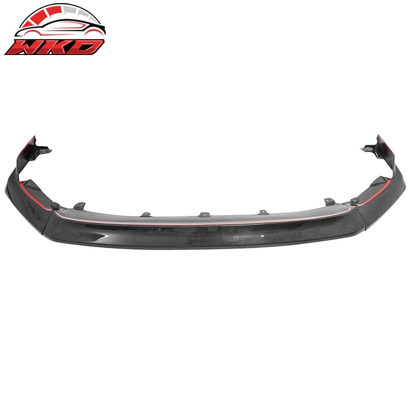 Wholesale 22-26 Subaru WRX OI Style Front Bumper Lip Spoiler Real Carbon Fiber 3PCS - Wikond Auto