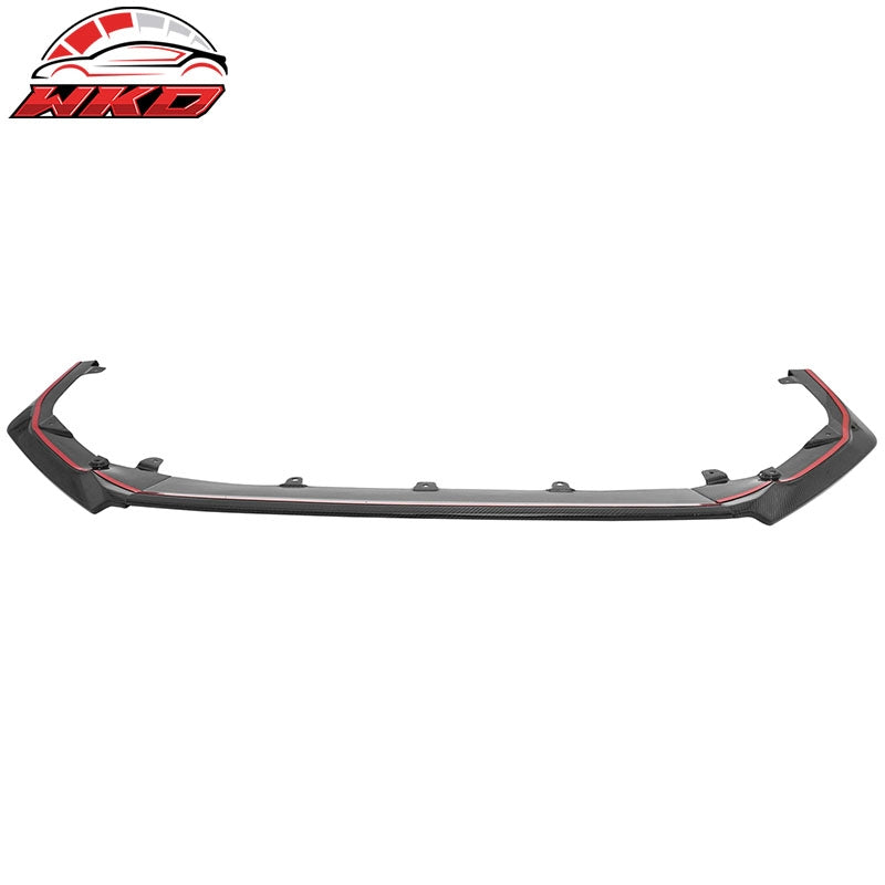 Wholesale 22-26 Subaru WRX STI Style Front Bumper Lip Spoiler Real Carbon Fiber 3PCS - Wikond Auto
