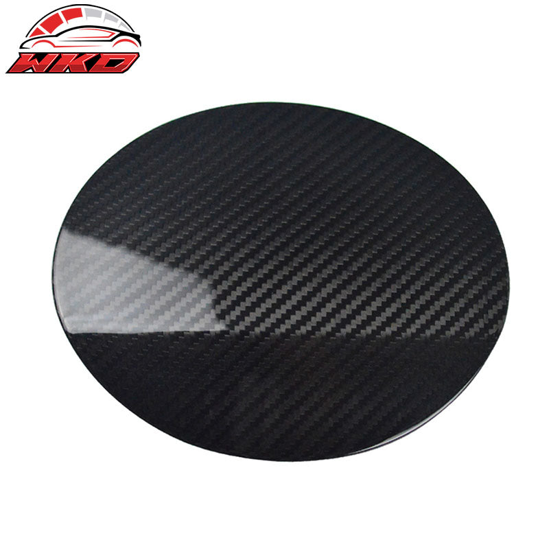 Fits 15-21 Subaru WRX STI Sedan Fuel Tank Cap Cover Trim - Carbon Fiber CF