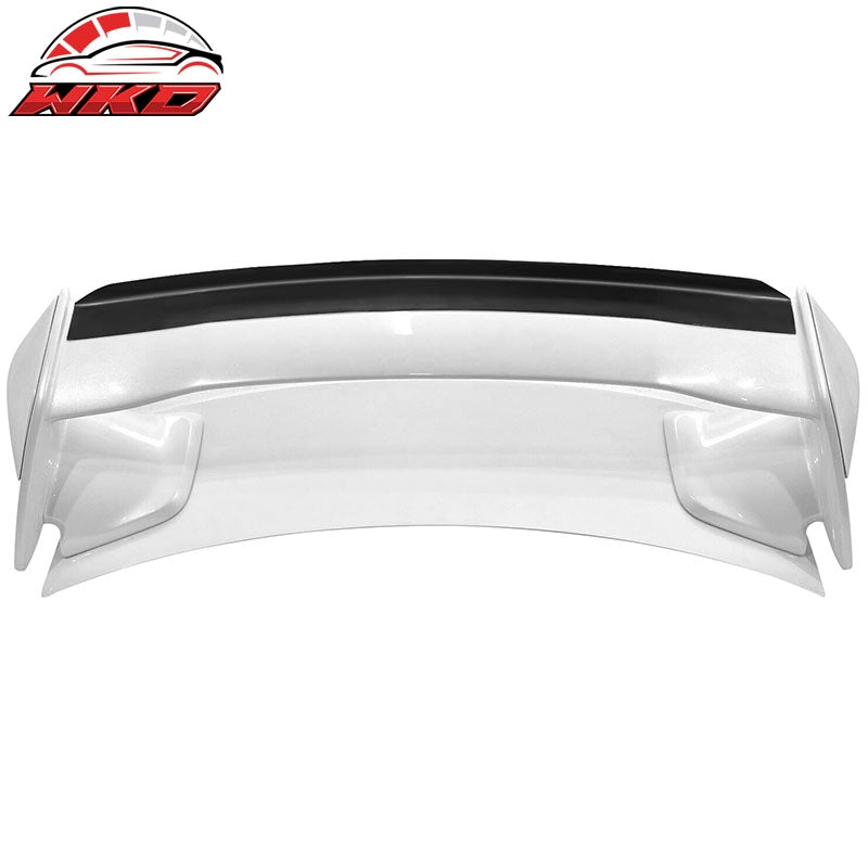 For 08-21 Subaru WRX & STI Gurney Flap Add-On Trunk Spoiler Wing FRP Matte Black
