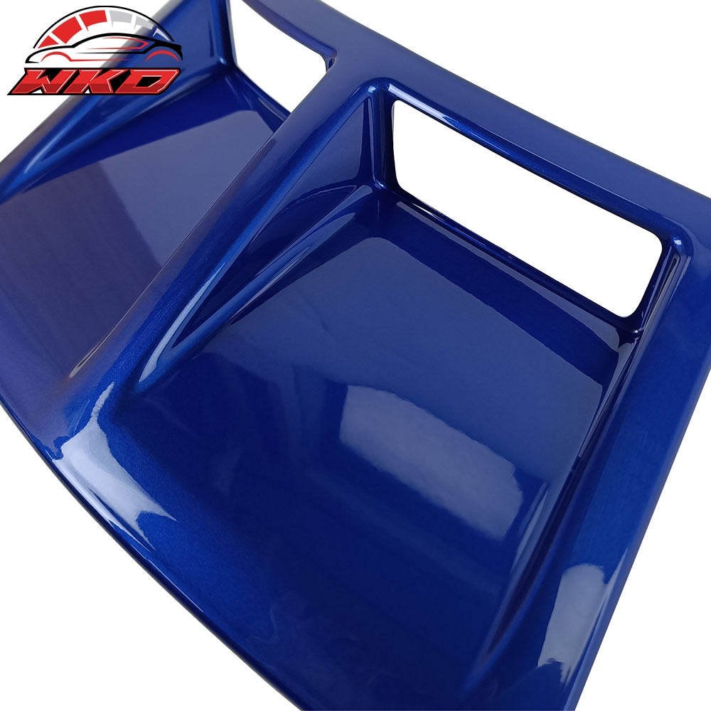 Fits 15-21 Subaru WRX STI Style Rear Bumper Side Fender Vent Painted #K7X Blue
