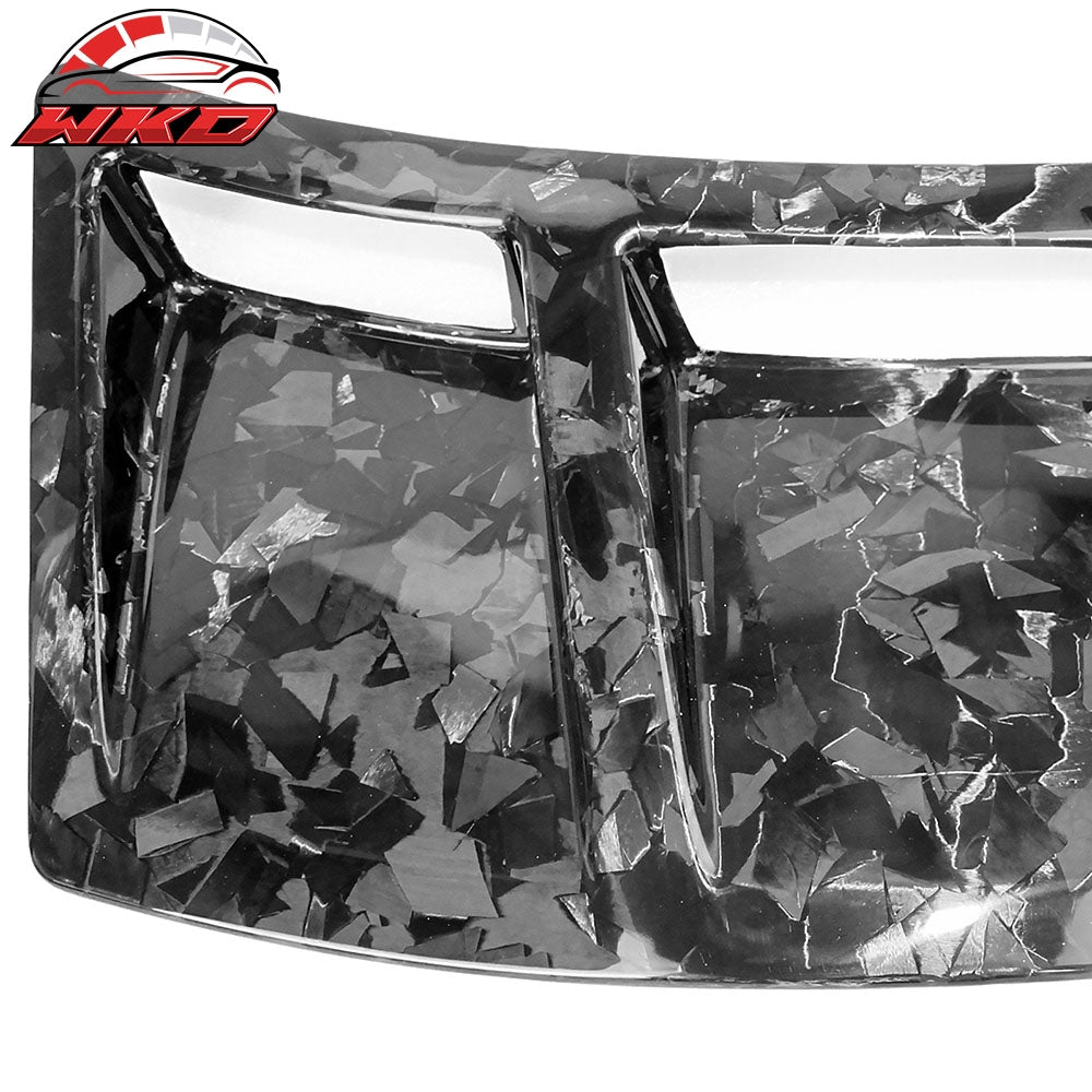 Fits 15-21 Subaru WRX STI Style Rear Bumper Side Fender Vent Forged Carbon Fiber