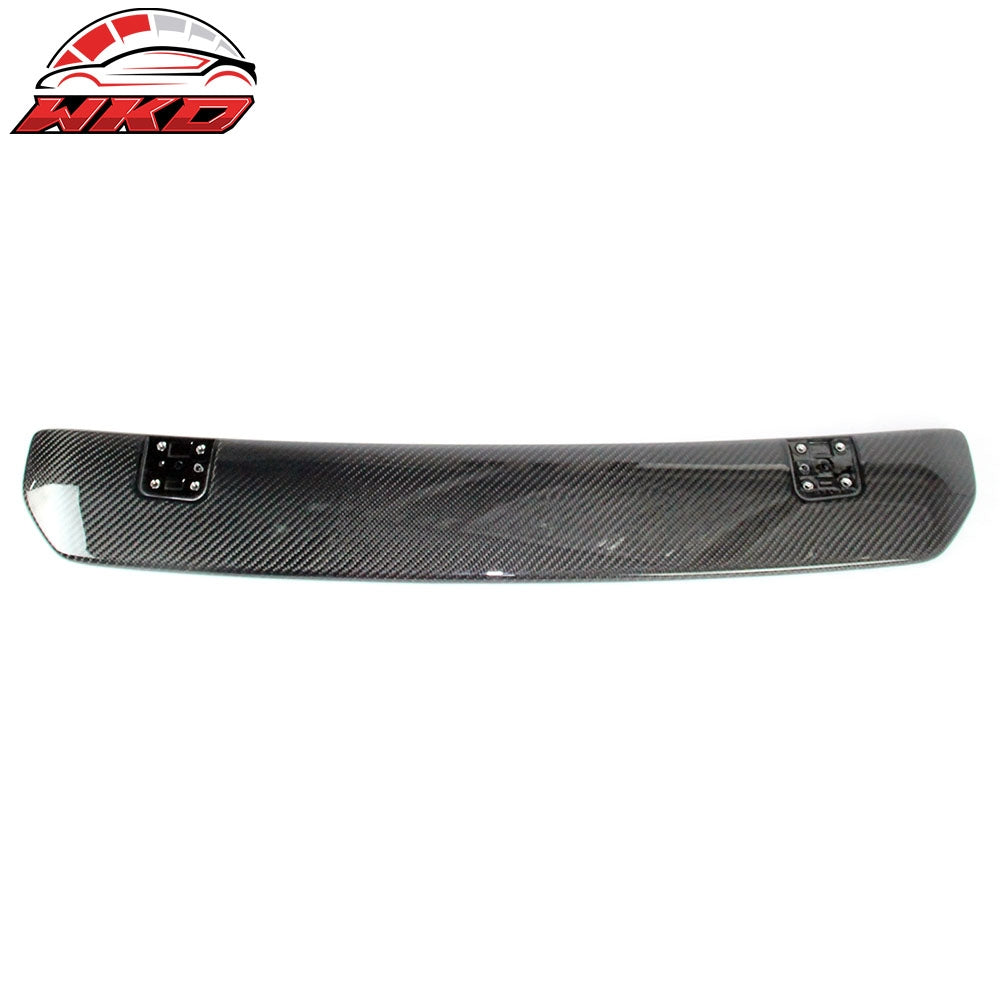 Fits 15-21 Subaru WRX STI Style Carbon Fiber CF Rear Bumper Lip Diffuser Add on