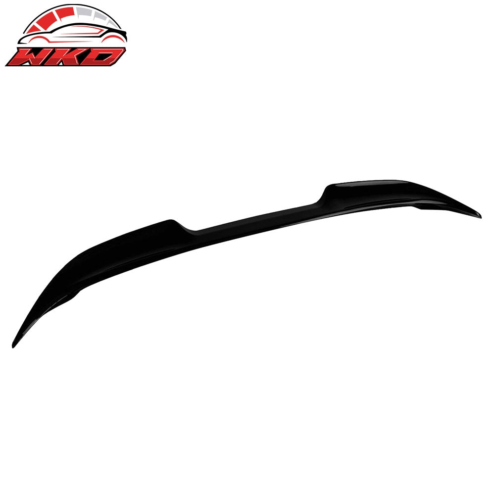 Fits 22-25 Subaru WRX 5th V2 Style Rear Trunk Spoiler Painted #D4S Crystal Black