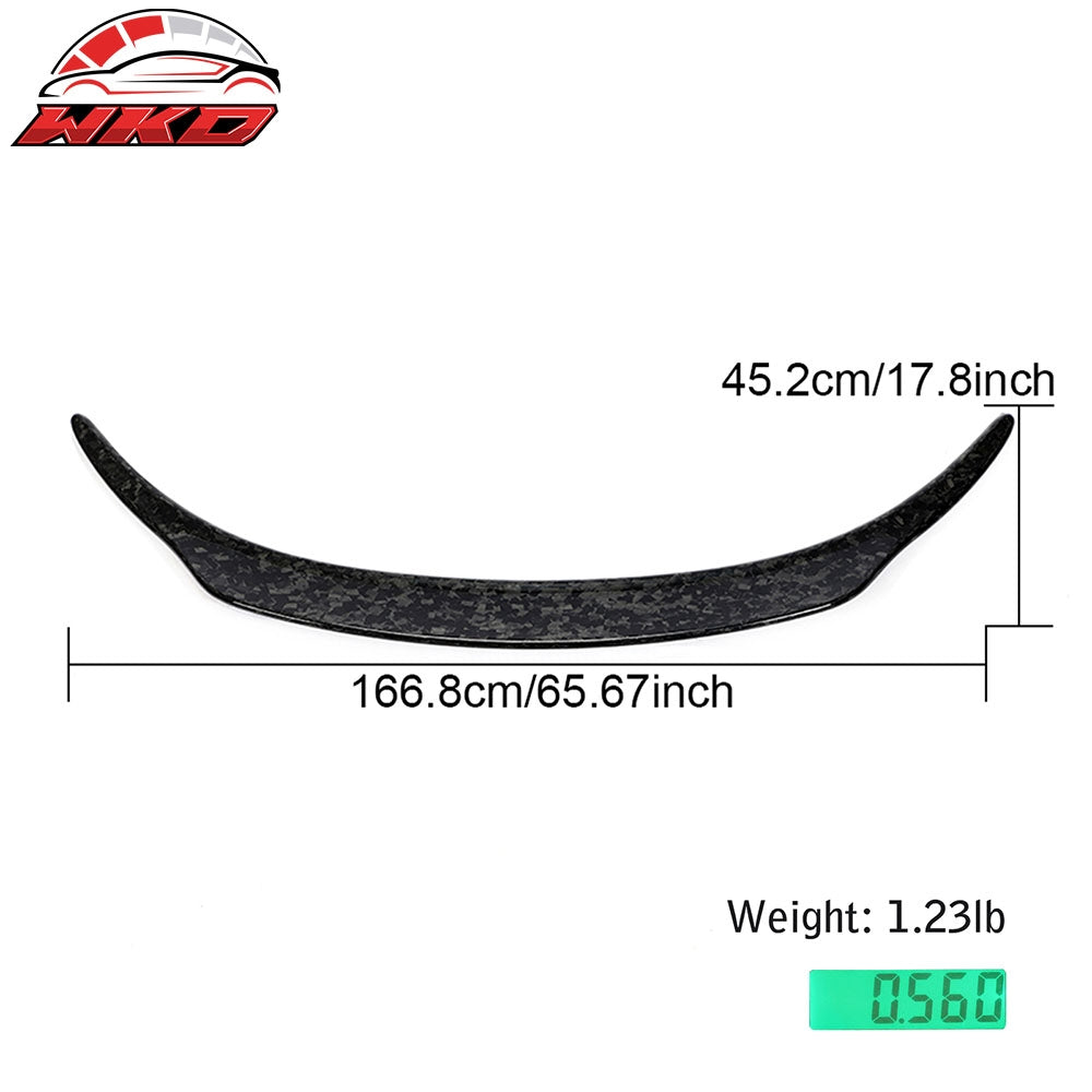 Dry Forged Carbon Fiber Fits 20-25 Toyota GR Supra A90 A91 OE Rear Trunk Spoiler