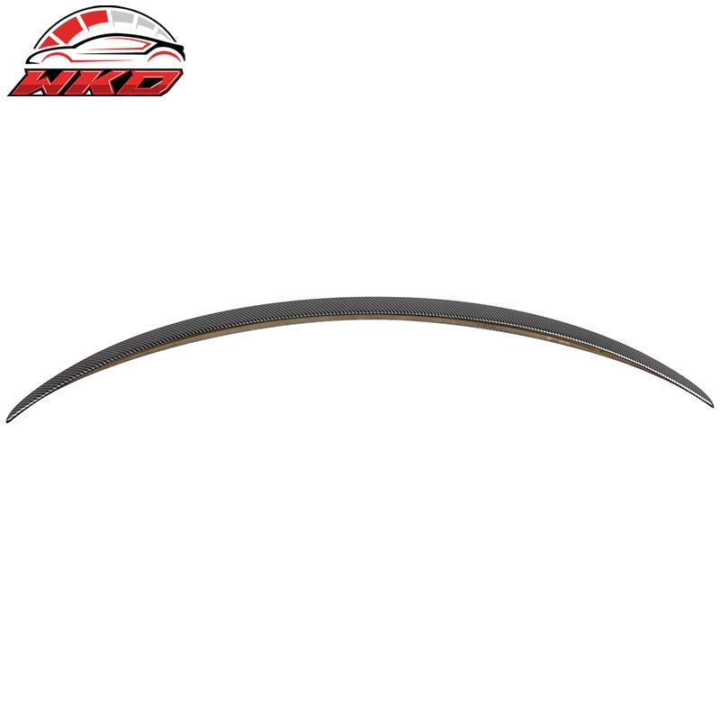 Fits 24-26 Tesla Model 3 OE Style Carbon Fiber Print Rear Trunk Spoiler Wing ABS
