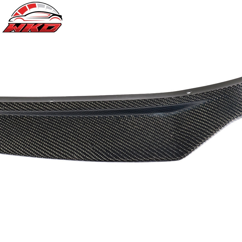 Fits 16-21 Tesla Model S IKON Style Front Lip Splitter - Carbon Fiber