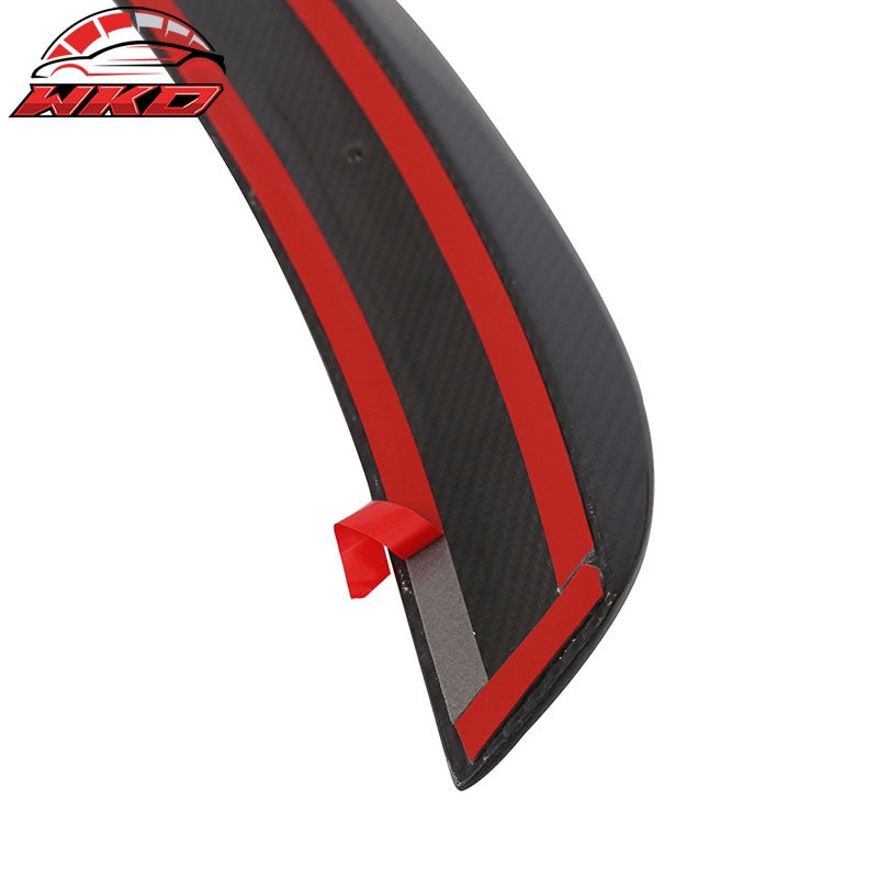 Fits 12-26 Tesla Model S OE Style Rear Trunk Spoiler Wing Lip Carbon Fiber CF