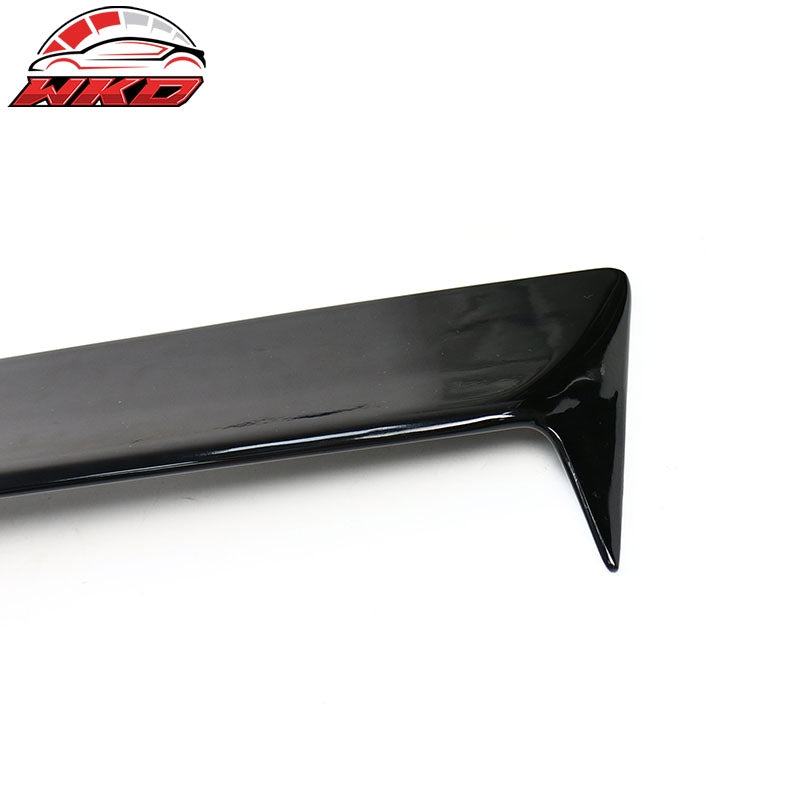 Fits 20-25 Tesla Model Y Gloss Black Rear Roof Spoiler Wing Lip Windshield ABS