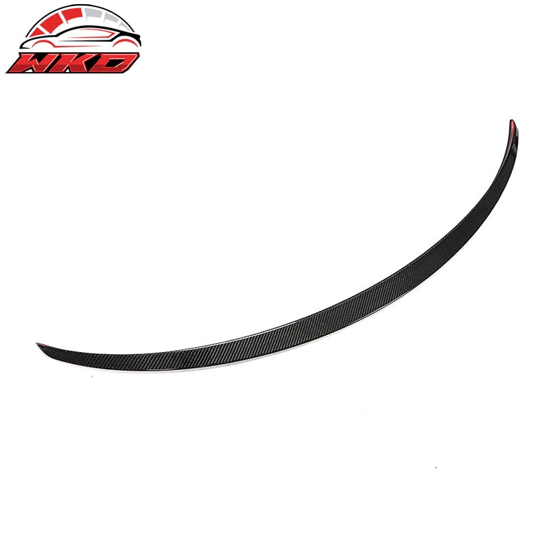 Fits 20-25 Tesla Model Y OE Style Rear Trunk Spoiler Wing Real Carbon Fiber CF