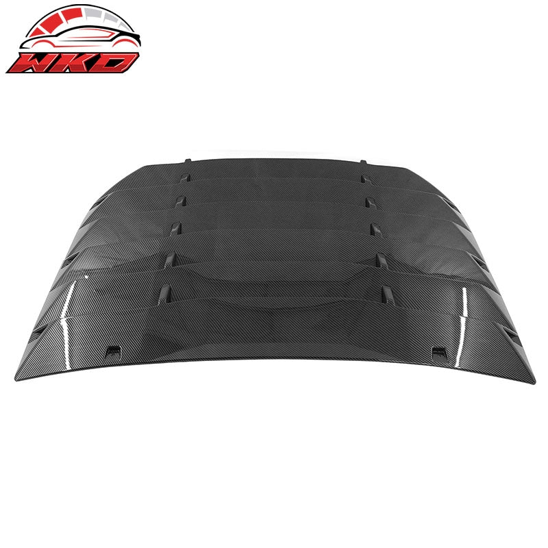 Fits 20-24 Tesla Model Y Rear Window Louver Sun Shade Cover Carbon Fiber Print