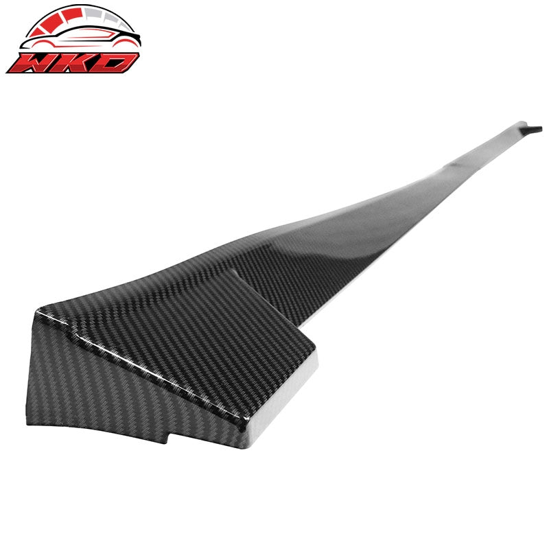 Fits 18-24 Toyota Camry SE XSE Side Skirts TRD Rocker Panel Carbon Fiber Print