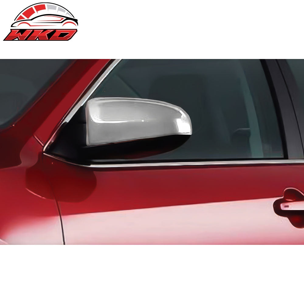 Fits 12-17 Toyota Camry 2PCS Side Rearview Mirror Cover Cap Replacement Chrome