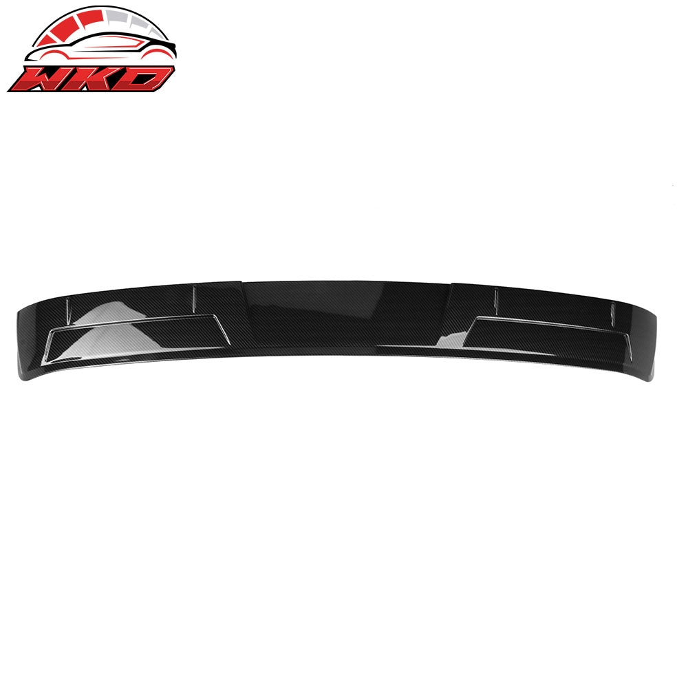 Fits 18-26 Toyota Camry IKON V2 Style Roof Spoiler ABS Carbon Fiber Hydro Dip
