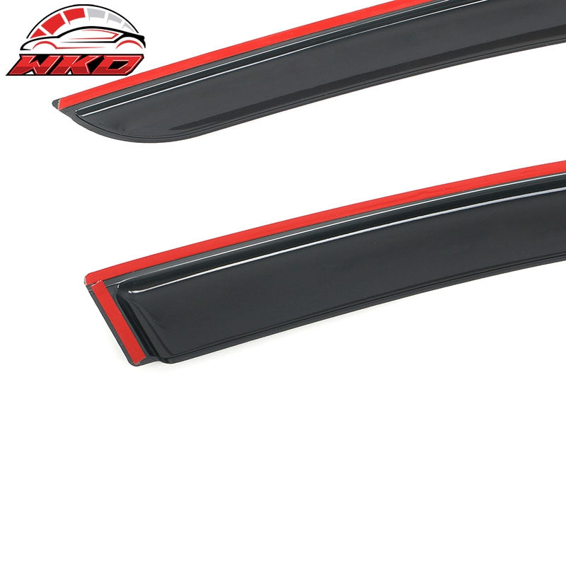 Fits 22-26 Toyota Corolla Cross Tape on Window Visors Vent Rain Sun Wind Guards