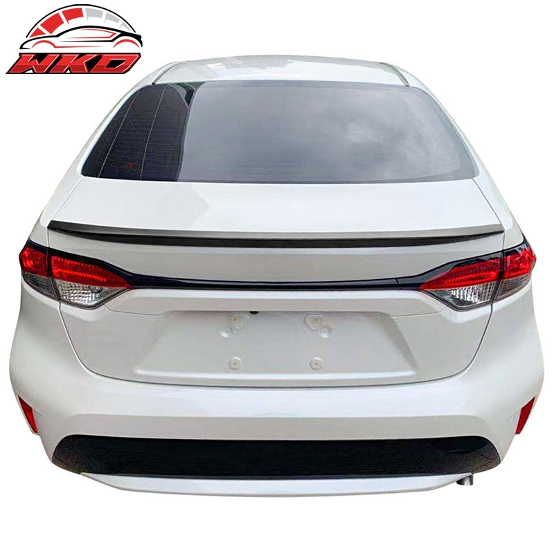 Fits 20-26 Toyota Corolla Sedan IKON Style Rear Trunk Spoiler Wing - Matte Black