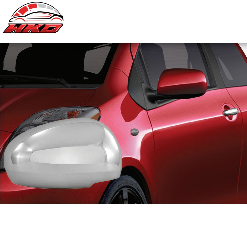 Fits 09-13 Toyota Corolla 2PCS Side Rearview Mirror Cover Cap Replacement Chrome