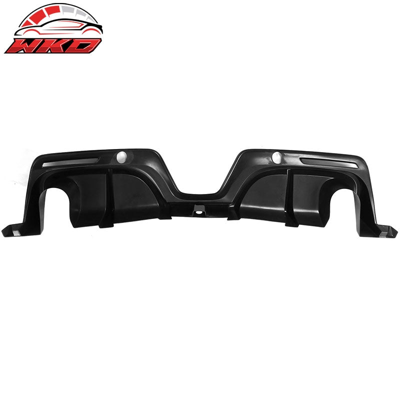 Fits 20-26 Toyota GR Supra A90 A91 IKON Style Rear Bumper Diffuser Gloss Black