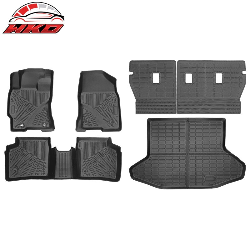 Fits 04-09 Toyota Prius Heavy Duty TPE Floor Mats + Trunk Mat + Backrest Mats