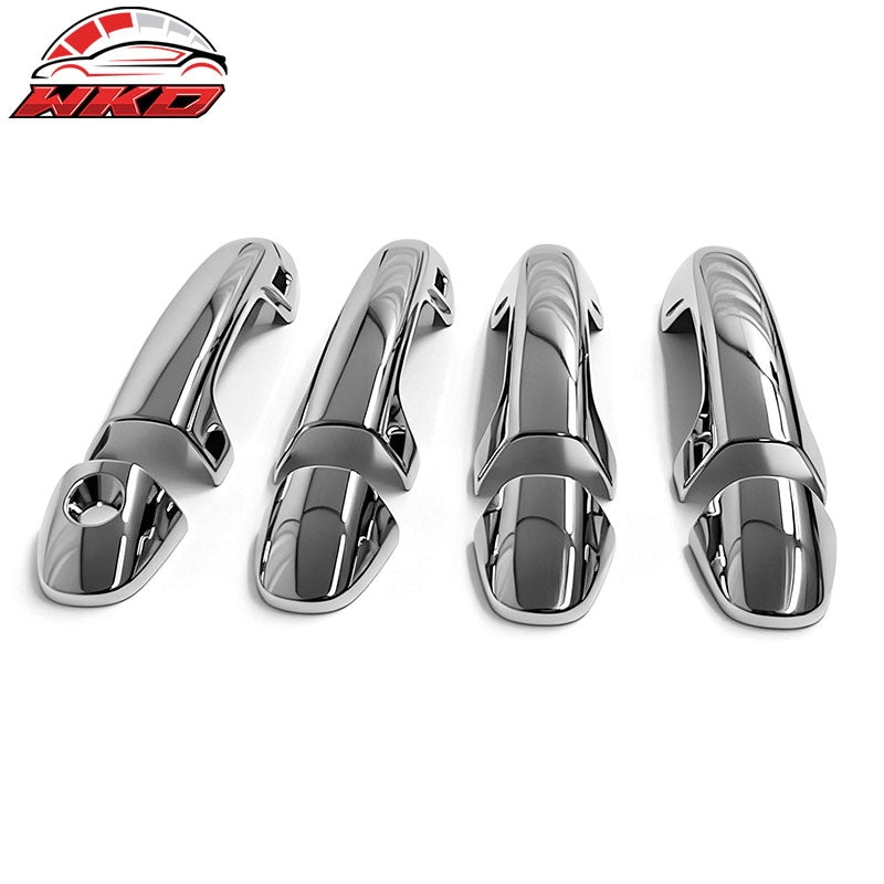 Fits 13-18 Toyota RAV4 ABS Door Handle Covers w/ 1 Key Hole& 2 Smart Key Cut-Out