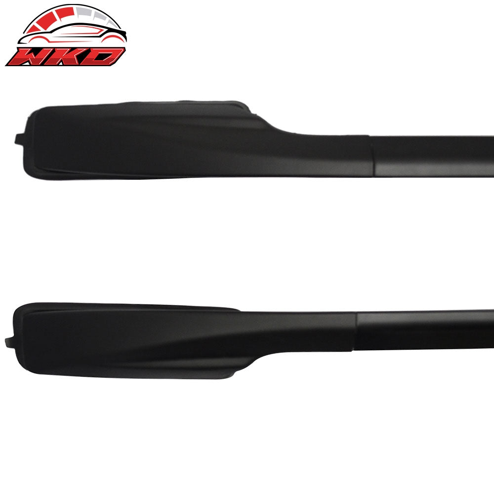 Fits 06-12 Toyota RAV4 OE Factory Style Black Top Roof Rack Side Rail