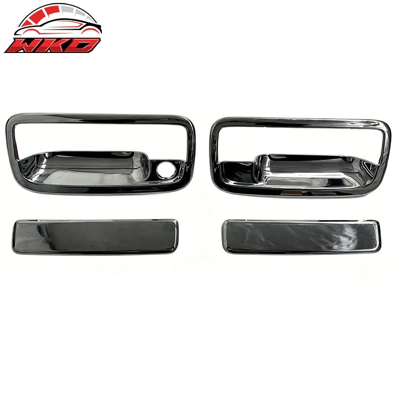 Fits 95-04 Toyota Tacoma Chrome Side Door Handle Covers Cap ABS with 1 Keyhole