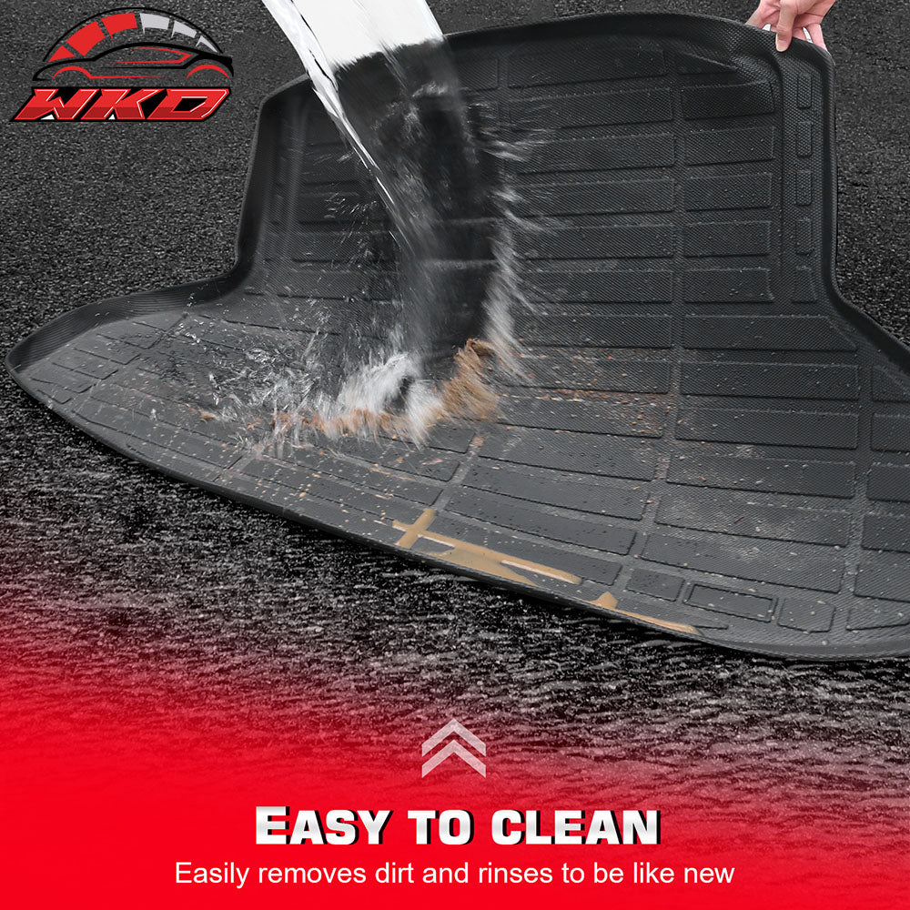 Fits 2024 Ford Ranger Super Crew Cab 5Ft Truck Bed Mat 3D Rear Cargo Liner TPE