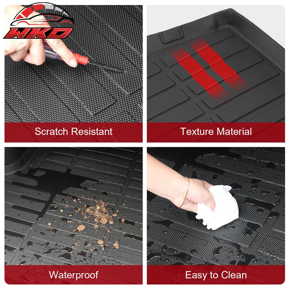 Fits 23-24 Tesla Cybertruck Rear Trunk Cargo Liner Protector Cargo Mat Liner TPE