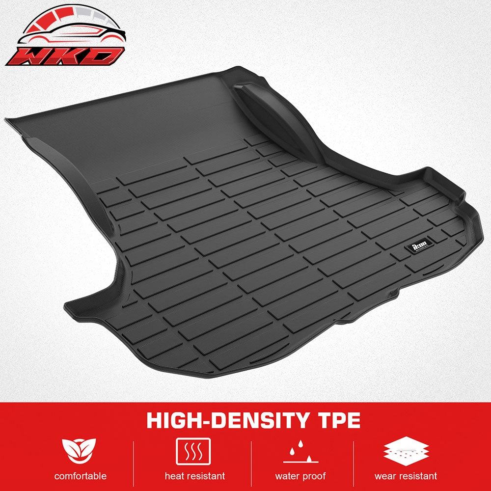 Fits 11-23 Dodge Challenger TPE All Weather Waterproof Rear Cargo Trunk Tray Mat
