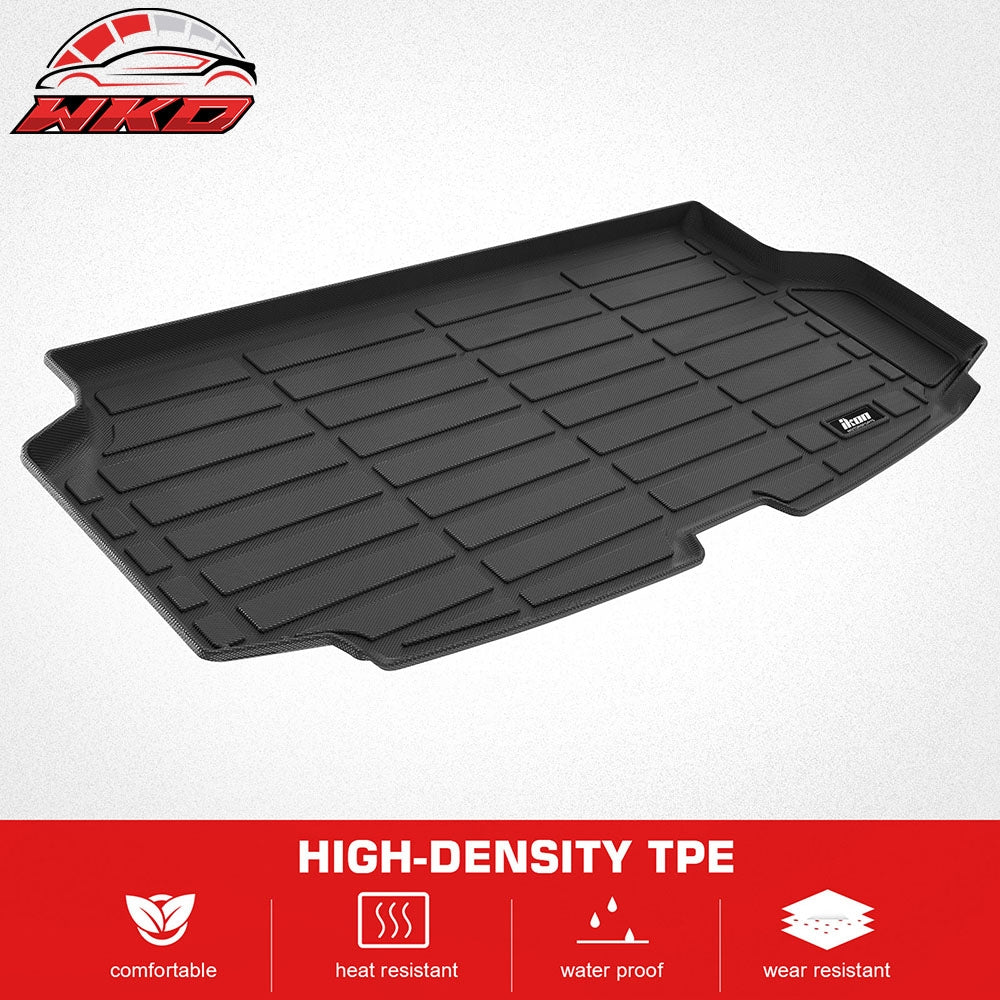Fits 16-25 Volvo XC90 All Weather Anti-Slip Rear Cargo Liner Trunk Tray Mats